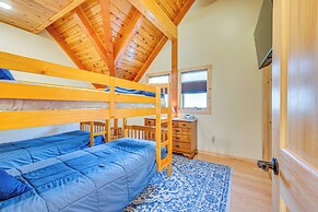 Spacious & Secluded Forksville Home: Fire Pit