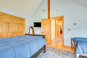 Spacious & Secluded Forksville Home: Fire Pit