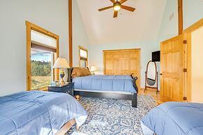 Spacious & Secluded Forksville Home: Fire Pit