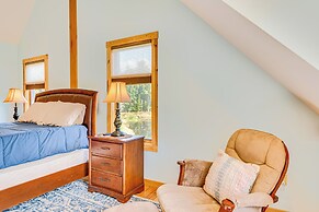 Spacious & Secluded Forksville Home: Fire Pit