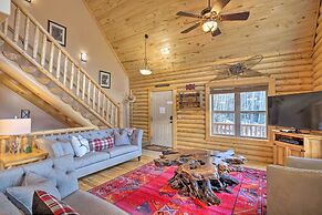 Secluded Alma Log Cabin w/ Hot Tub & Stunning View