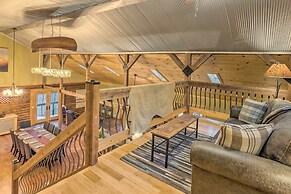 Deck & Views: Hendersonville Cabin, Roads Are Open