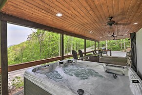 Deck & Views: Hendersonville Cabin, Roads Are Open