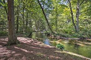 Serene Poconos Cabin w/ Fire Pit & Creek Access!