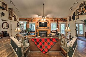 Eclectic Cabin w/ Hot Tub: 1 Mi to Ober Gatlinburg