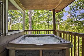 Eclectic Cabin w/ Hot Tub: 1 Mi to Ober Gatlinburg