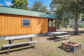 Plantersville Cabin on 50 Acres w/ Pond & Fire Pit