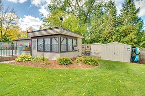 Boat Dock & Backyard: 'rock River Retreat'