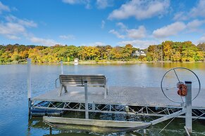 Boat Dock & Backyard: 'rock River Retreat'