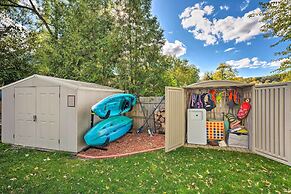 Boat Dock & Backyard: 'rock River Retreat'