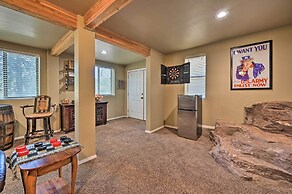 Hot Tub, Game Room: Dog-friendly Pine Cabin!