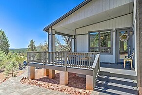 Mtn Views & Gas Fire Pit: Luxe Pine Escape!