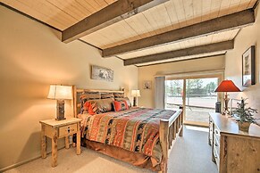 Patio & Fireplace: Country Club Pinetop Condo!