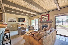 Patio & Fireplace: Country Club Pinetop Condo!