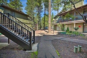 Patio & Fireplace: Country Club Pinetop Condo!