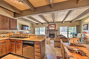 Patio & Fireplace: Country Club Pinetop Condo!