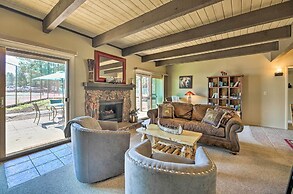 Patio & Fireplace: Country Club Pinetop Condo!