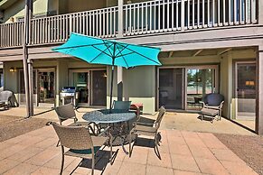 Patio & Fireplace: Country Club Pinetop Condo!