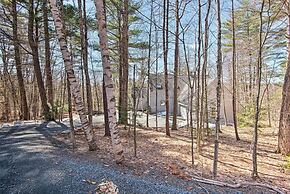 Wooded Waterfront Grantham Home < 10 Mi to Ski!