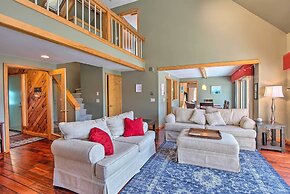 Wooded Waterfront Grantham Home < 10 Mi to Ski!