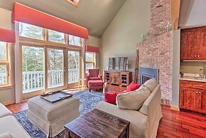 Wooded Waterfront Grantham Home < 10 Mi to Ski!