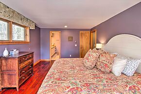 Wooded Waterfront Grantham Home < 10 Mi to Ski!