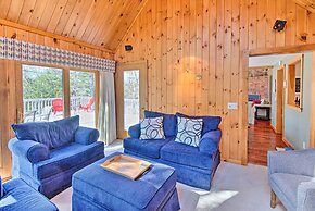 Wooded Waterfront Grantham Home < 10 Mi to Ski!