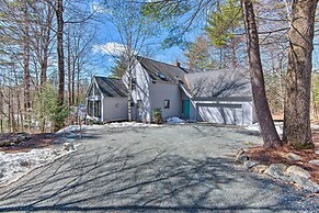 Wooded Waterfront Grantham Home < 10 Mi to Ski!