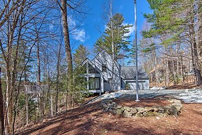 Wooded Waterfront Grantham Home < 10 Mi to Ski!