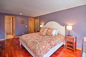 Wooded Waterfront Grantham Home < 10 Mi to Ski!