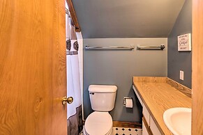 Wooded Waterfront Grantham Home < 10 Mi to Ski!