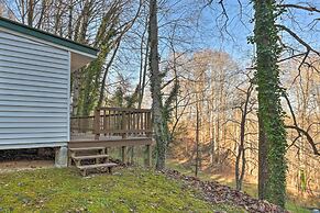 Secluded Bryson City Home w/ Deck, Steps to Creek!