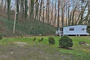 Secluded Bryson City Home w/ Deck, Steps to Creek!
