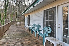 Secluded Bryson City Home w/ Deck, Steps to Creek!
