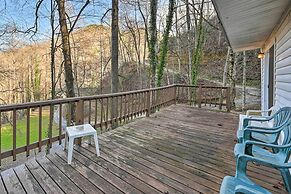Secluded Bryson City Home w/ Deck, Steps to Creek!