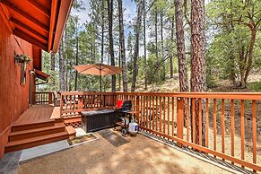 Deck & Forest Views: Peaceful Prescott Cabin