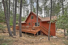Deck & Forest Views: Peaceful Prescott Cabin