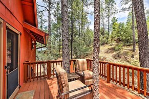 Deck & Forest Views: Peaceful Prescott Cabin