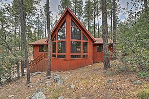 Deck & Forest Views: Peaceful Prescott Cabin