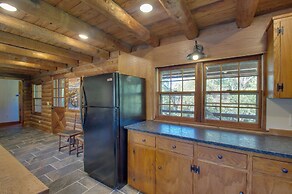 Cozy Log Cabin Getaway w/ Fire Pit + 3 Acres!
