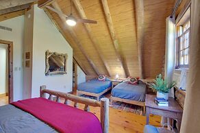 Cozy Log Cabin Getaway w/ Fire Pit + 3 Acres!