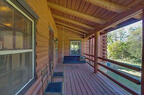 Cozy Log Cabin Getaway w/ Fire Pit + 3 Acres!