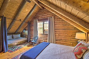 Cozy Log Cabin Getaway w/ Fire Pit + 3 Acres!