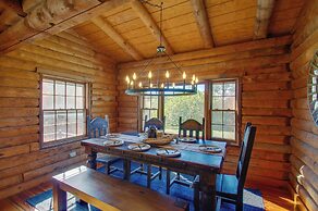 Cozy Log Cabin Getaway w/ Fire Pit + 3 Acres!
