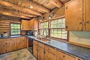 Cozy Log Cabin Getaway w/ Fire Pit + 3 Acres!