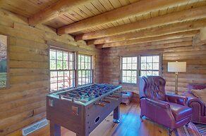 Cozy Log Cabin Getaway w/ Fire Pit + 3 Acres!