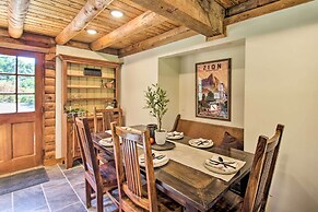 Cozy Log Cabin Getaway w/ Fire Pit + 3 Acres!