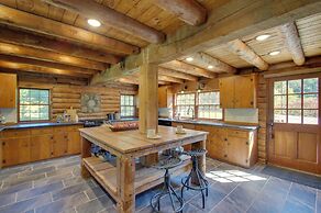 Cozy Log Cabin Getaway w/ Fire Pit + 3 Acres!