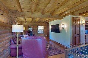Cozy Log Cabin Getaway w/ Fire Pit + 3 Acres!