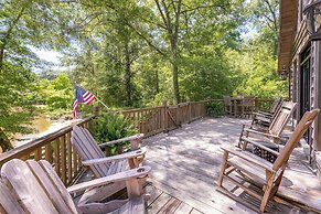 Riverfront Cabin w/ Outdoor Oasis in Seminary!